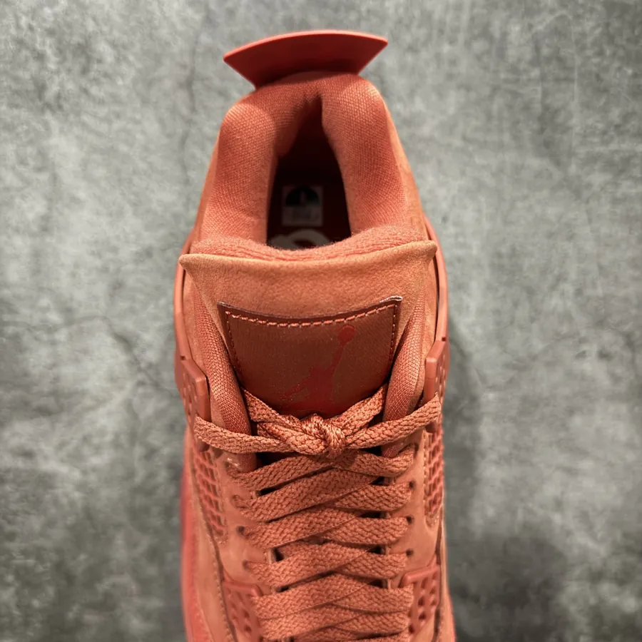 Nigel Syester x Air 4 'Bri by Bri' Red Brick Sneaker