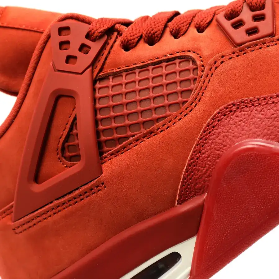 Nigel Syester x Air 4 'Firewood Orange' BMX Retro Basketball Shoe
