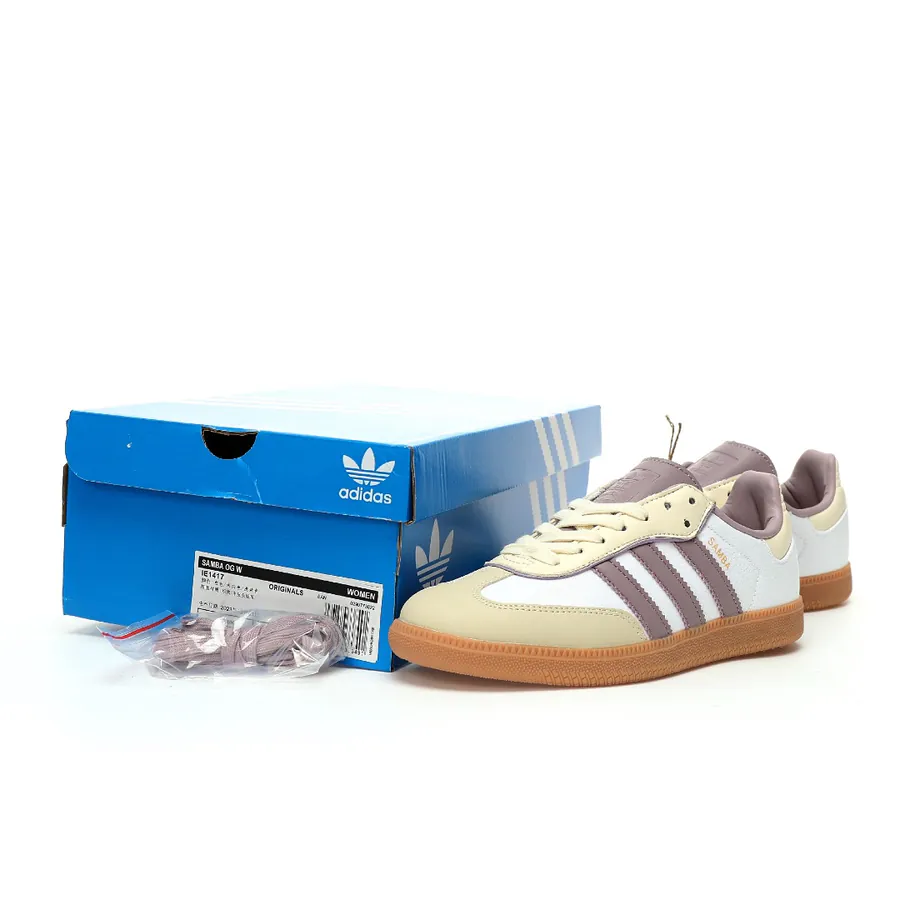 Originals Samba OG Classic Sneaker with Soft Fiber Leather and Rubber Sole