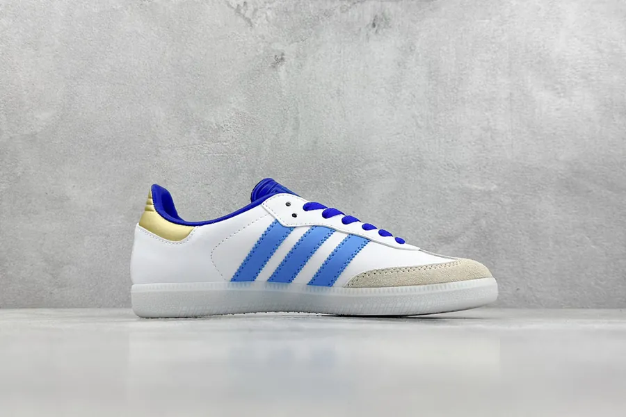LIONEL MESSI x adidas originals Samba White Blue Grey