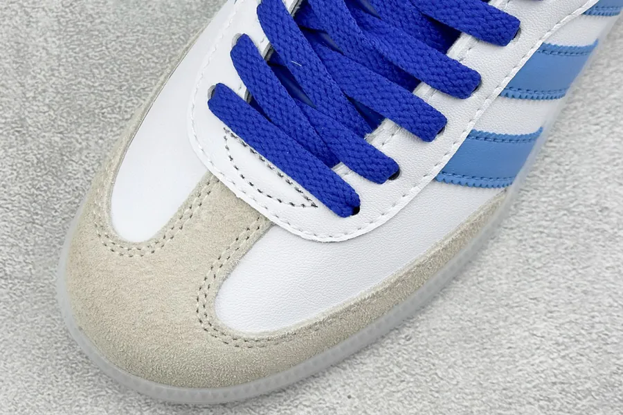 LIONEL MESSI x adidas originals Samba White Blue Grey