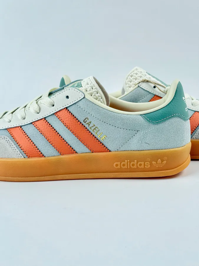 Adidas Originals Gazelle Indoor Orange and Gray