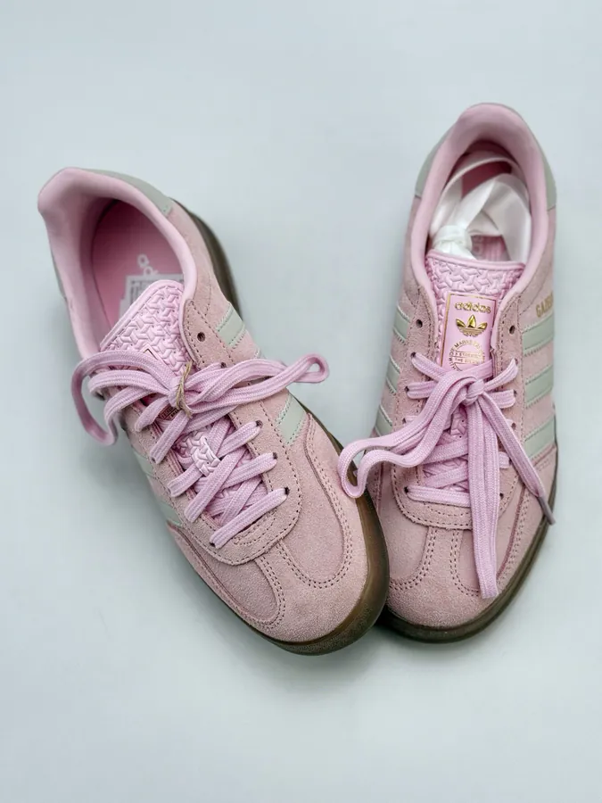 Adidas Originals Gazelle Indoor Pink with Silk Laces