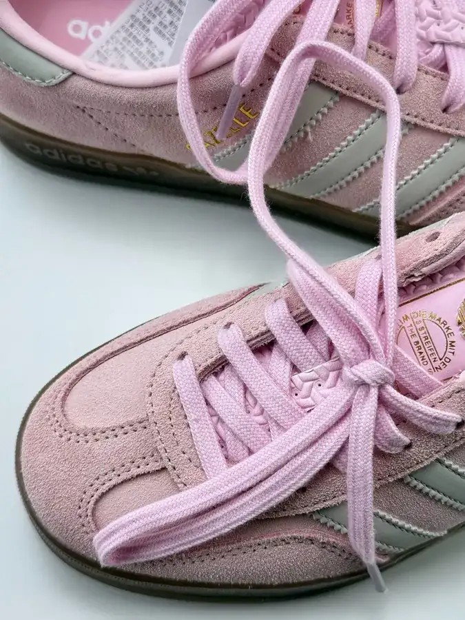 Adidas Originals Gazelle Indoor Pink with Silk Laces
