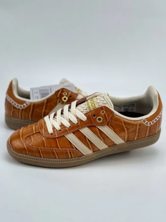 Adidas Originals Samba OG x Wales Bonner Brown and White