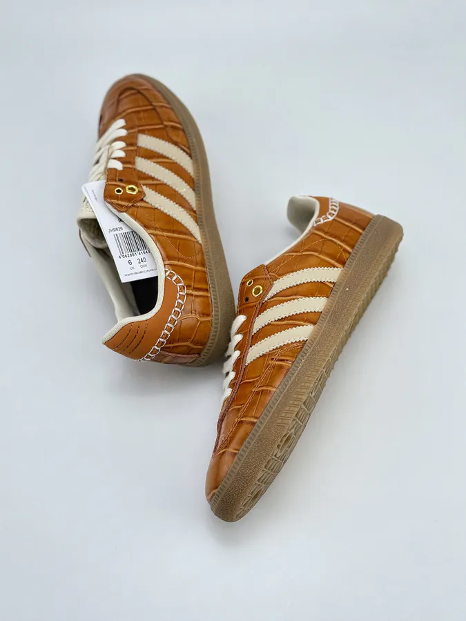 Adidas Originals Samba OG x Wales Bonner Brown and White