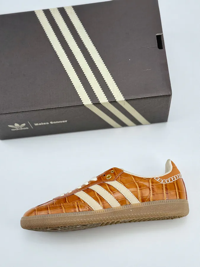 Adidas Originals Samba OG x Wales Bonner Brown and White