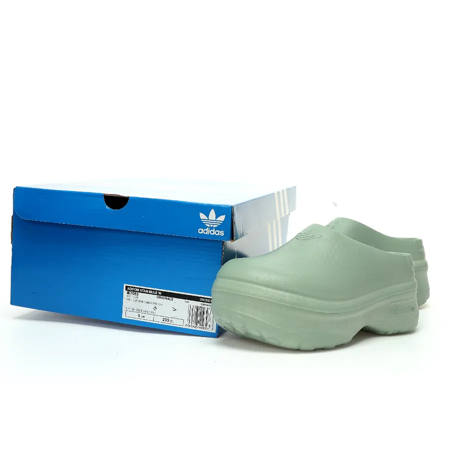 Adifom Stan Smith Platform Mule Sier Green