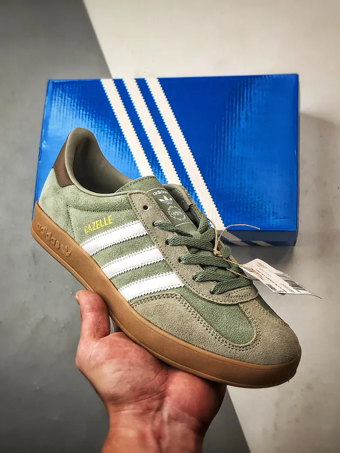 AD Originals Gazelle Indoor Green Gray