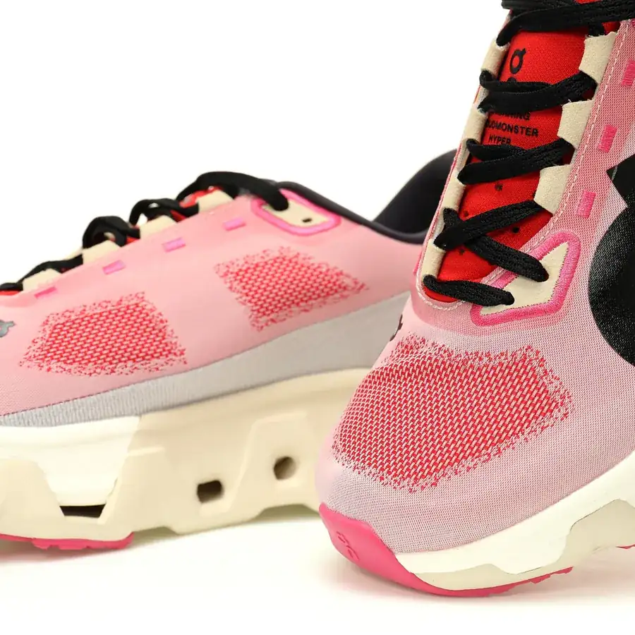 ON Running Cloudmonster Hyper Mauve Flame Lightweight Comfortable Running Shoes