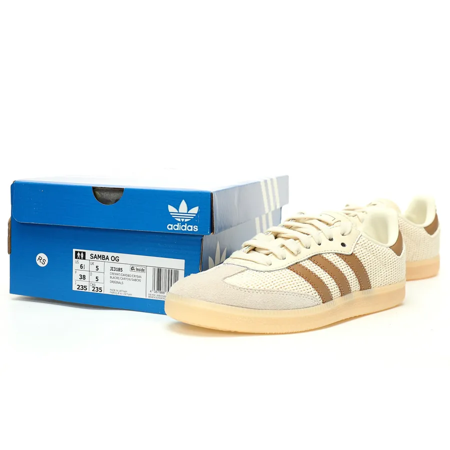 Originals Samba OG Classic Leather and Mesh Sneaker