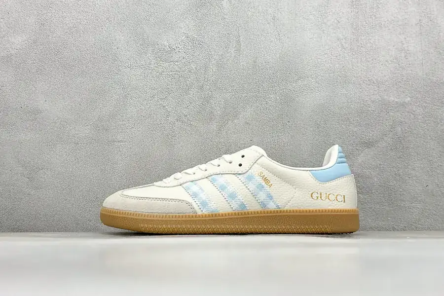 Adidas Originals Samba OG x Gucci White Blue Sneaker