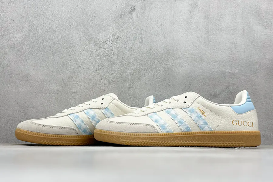 Adidas Originals Samba OG x Gucci White Blue Sneaker