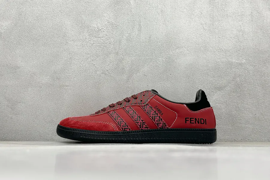Adidas Originals Samba OG x FENDI Red Black