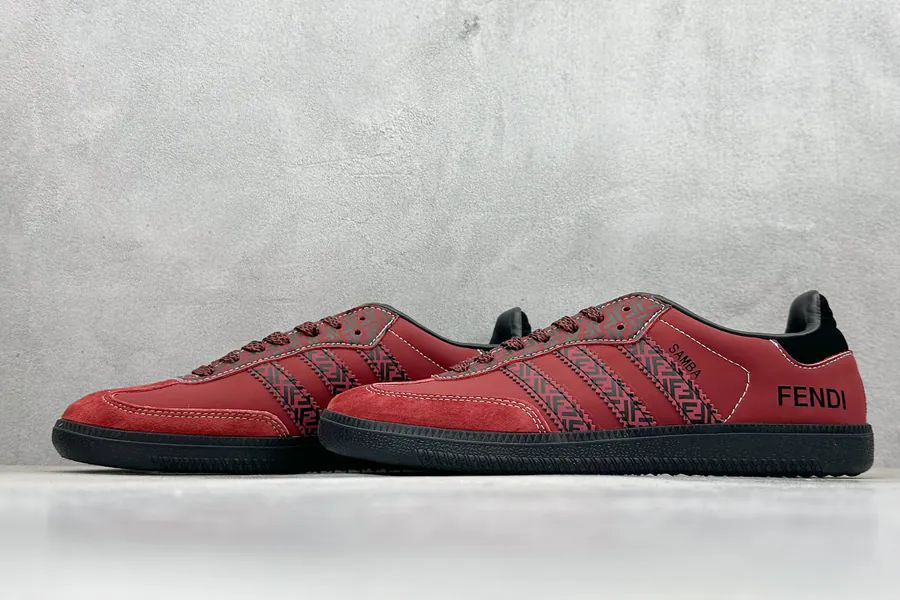 Adidas Originals Samba OG x FENDI Red Black