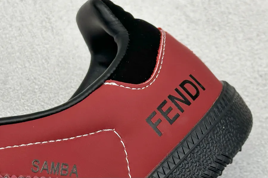 Adidas Originals Samba OG x FENDI Red Black
