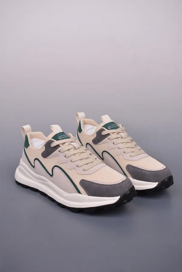 ECCO Men's Running Sneaker Retro Waffle Sole