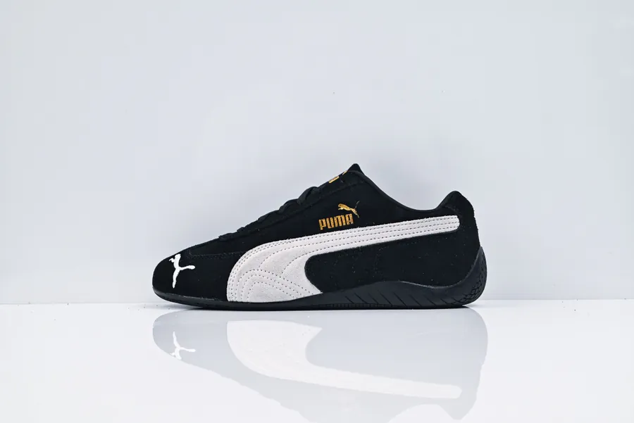 PUM Speed OG Racing Style Sneakers with White Red Color