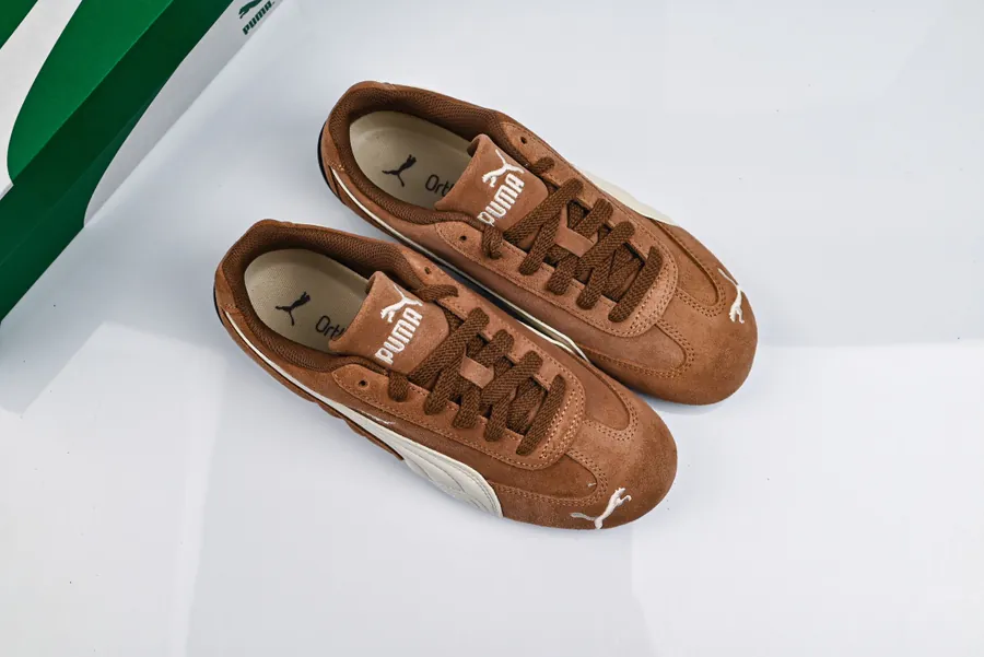 PUM Speed OG Racing Style Low Top Sneakers