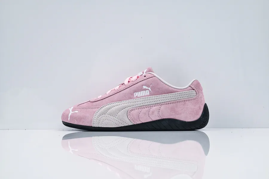 PUM Speed OG 'White Red' Racing Style Low Top Trainer Shoes