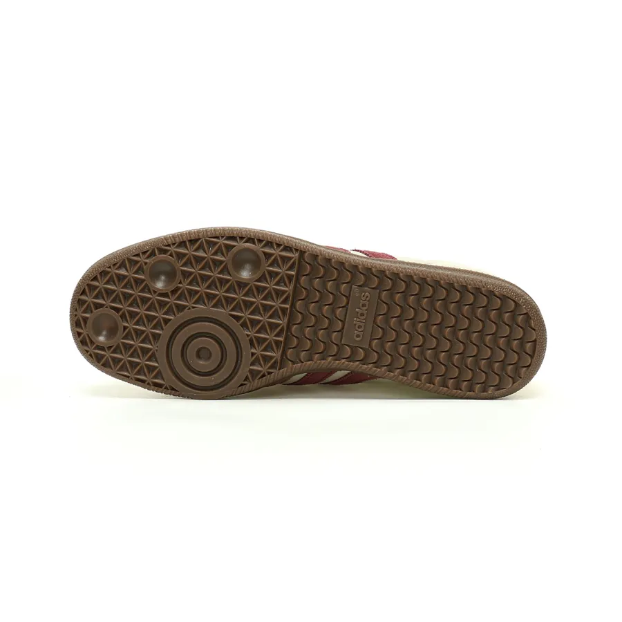 Originals Samba OG Low Top Sneakers in Putty Grey Maroon