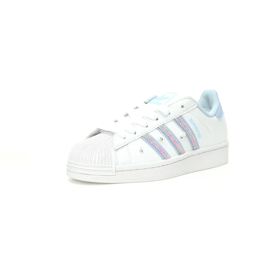 Originals Superstar Light Blue Classic Shell Head Series Low Top Sneaker