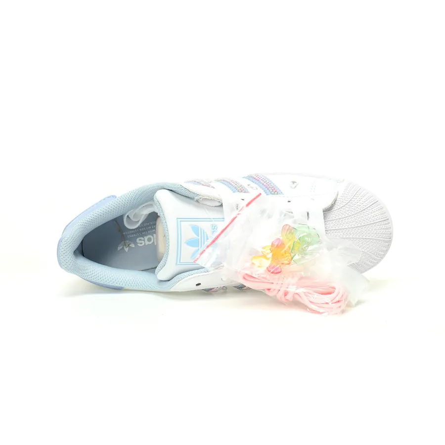 Originals Superstar Light Blue Classic Shell Head Series Low Top Sneaker