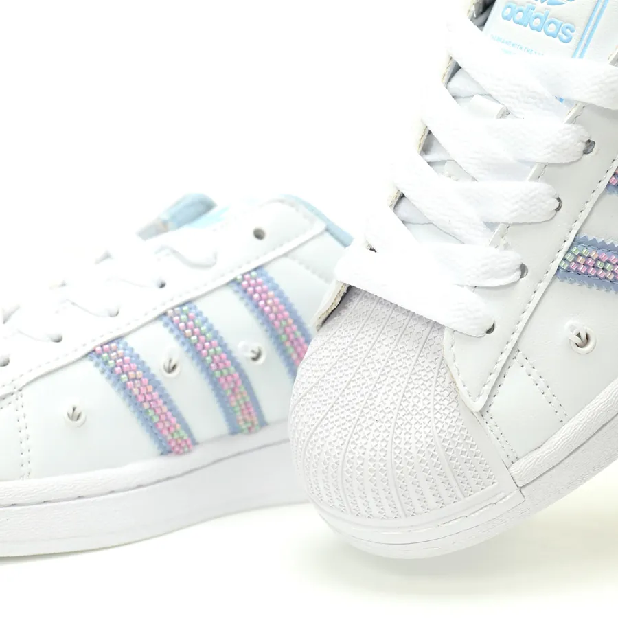 Originals Superstar Light Blue Classic Shell Head Series Low Top Sneaker