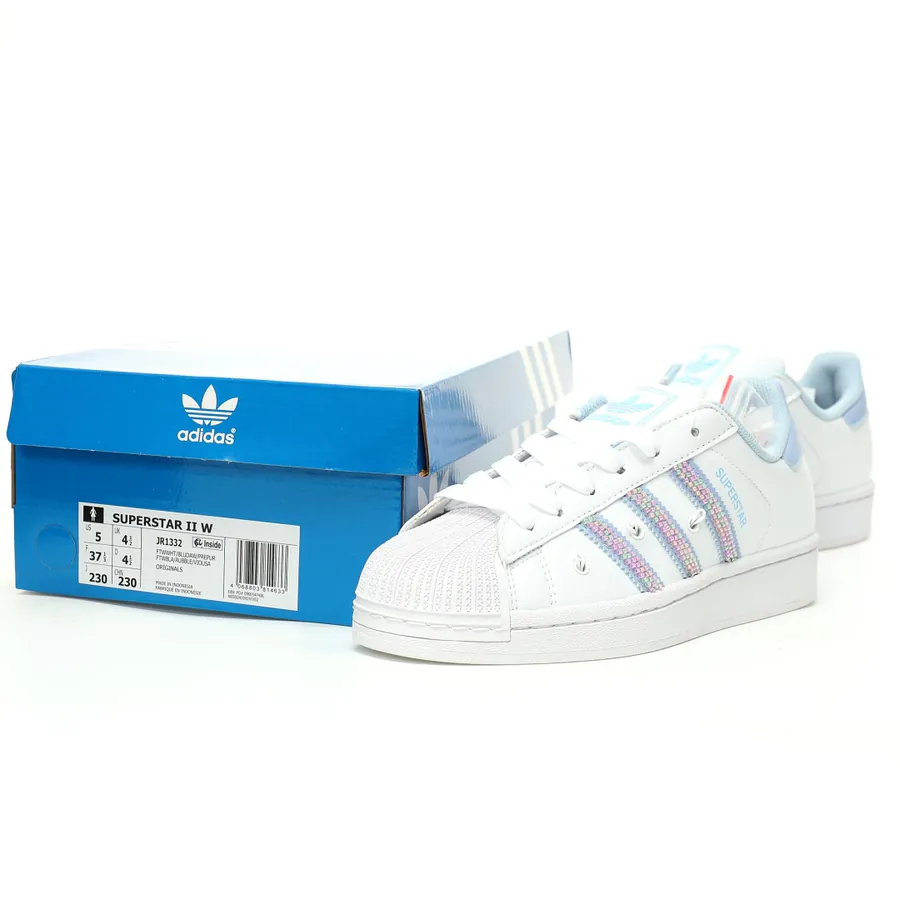 Originals Superstar Light Blue Classic Shell Head Series Low Top Sneaker