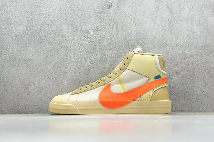Off White X NK Blazer Mid OW联名款开拓者高帮休闲板鞋