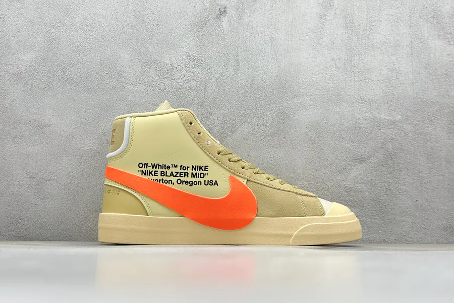 Off White X NK Blazer Mid OW联名款开拓者高帮休闲板鞋