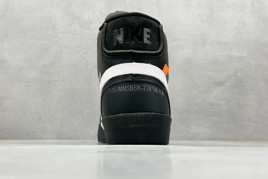 Off White X NK Blazer Mid OW Collaborative High Top Sneakers