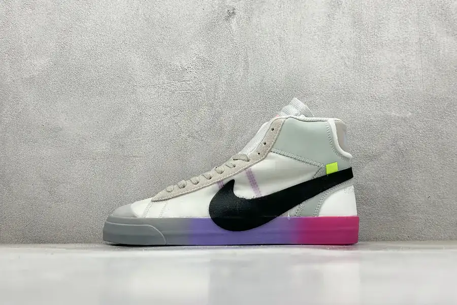 Off White X NK Blazer Mid OW 联名款开拓者高帮休闲板鞋