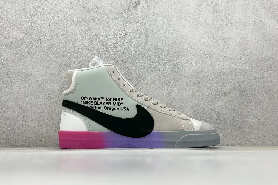 Off White X NK Blazer Mid OW 联名款开拓者高帮休闲板鞋