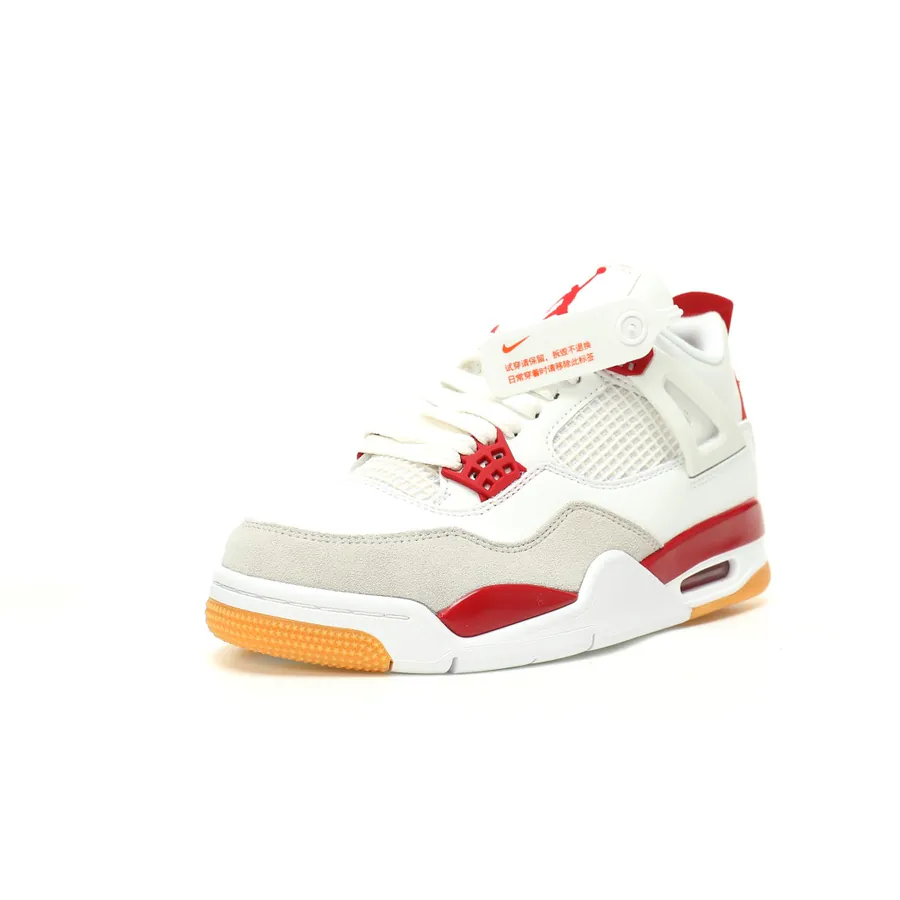 SB x Air 4 Retro SP 'WhiteRed' Basketball Shoe