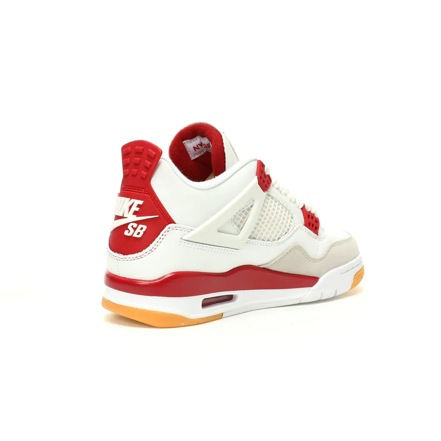 SB x Air 4 Retro SP 'WhiteRed' Basketball Shoe