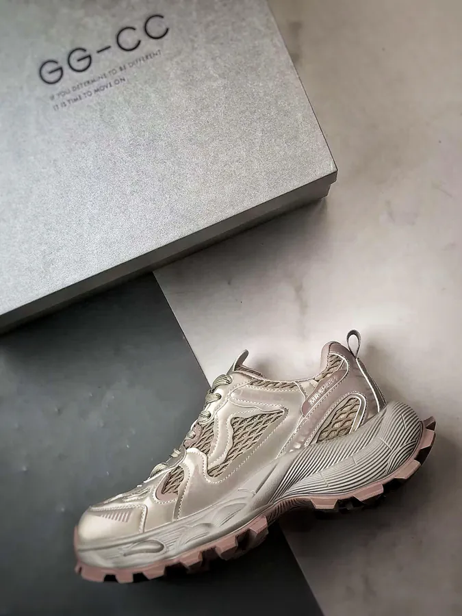 GG CC Chunky Low Sneaker in Pink