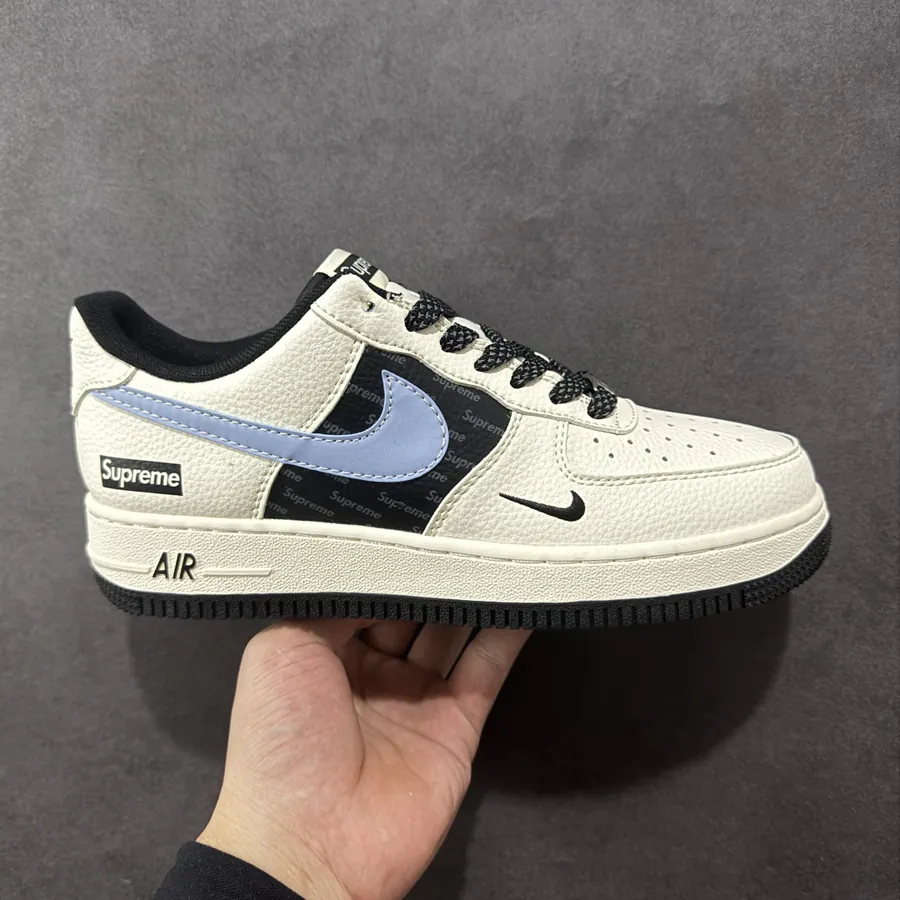 Supreme x Nk Air Force 1’07 Custom Color Low Top Sneakers
