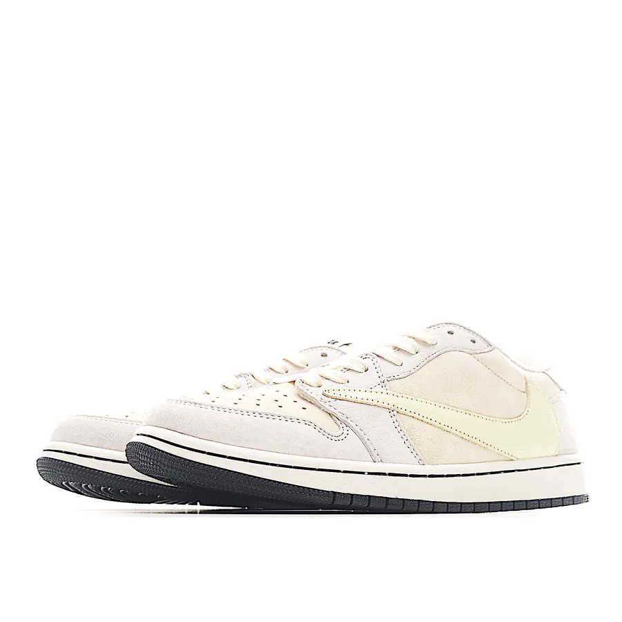 Travis Scott x Air Jordan 1 Low OG AJ1 Reverse Swoosh Sneaker