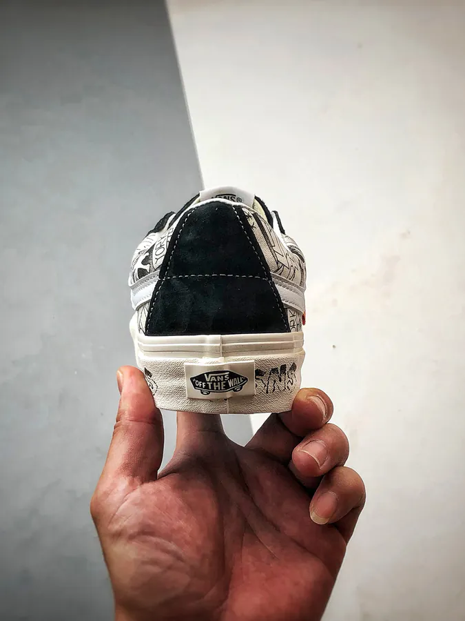 Vans Sk8 Low x SNS Black and White Graffiti