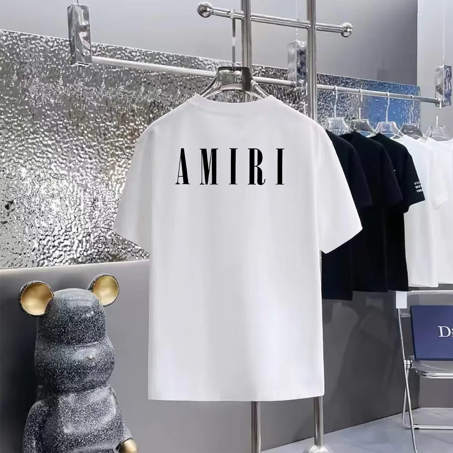 Giorgio Armani Print Round Neck Short Sleeve T Shirt