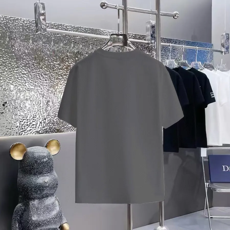 CHANEL Print Round Neck Short Sleeve T Shirt