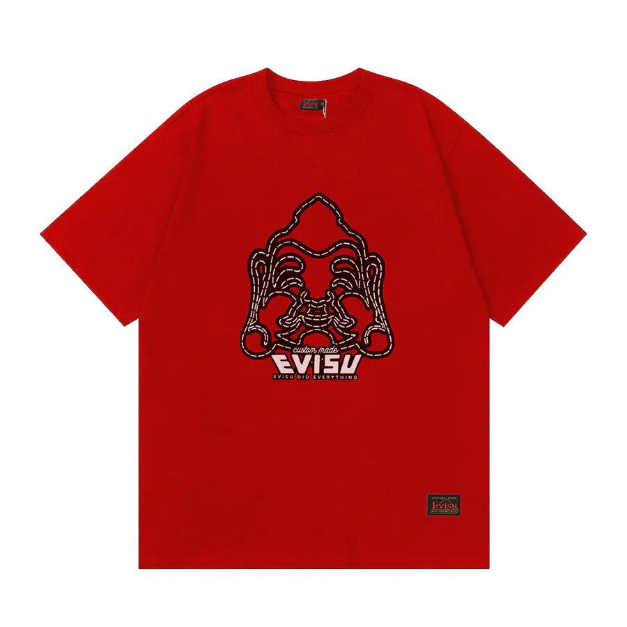 EVISU New Buddha Print Short Sleeve Loose Fit情侣T恤