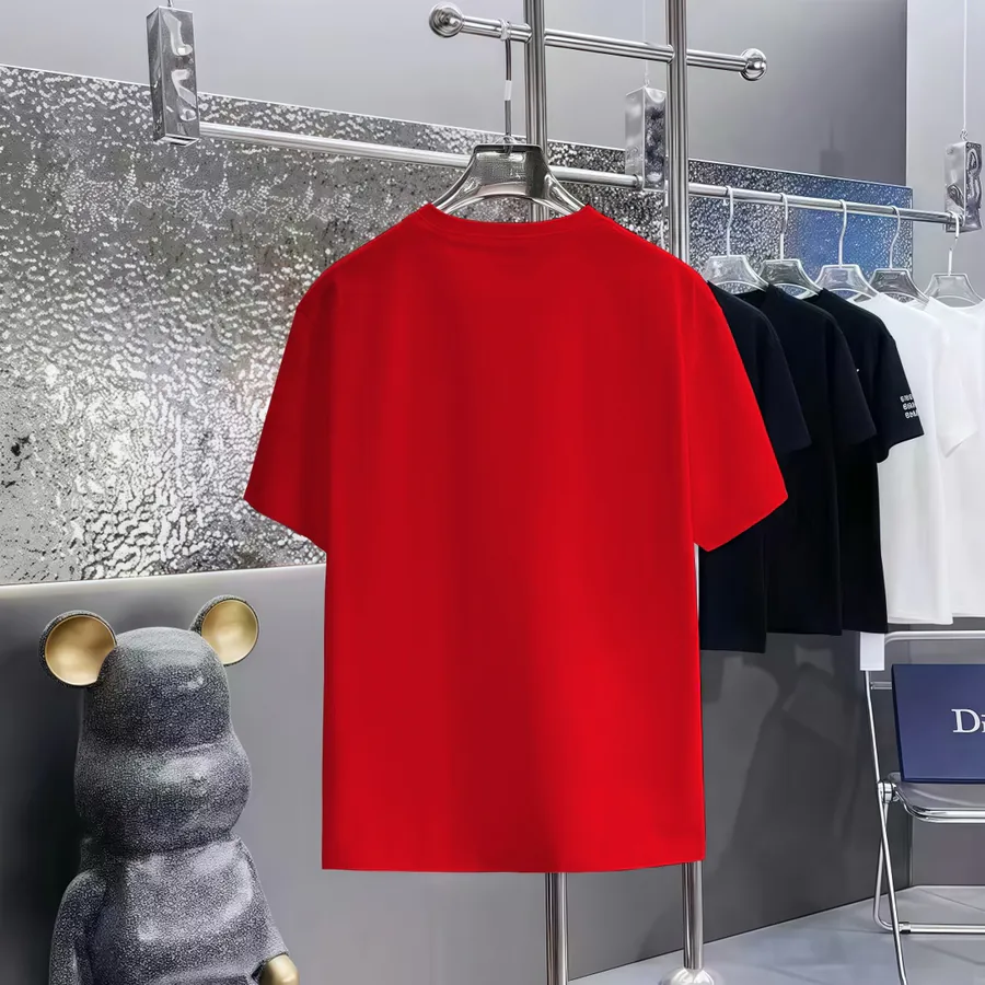 CHANEL Print Round Neck Short Sleeve T Shirt