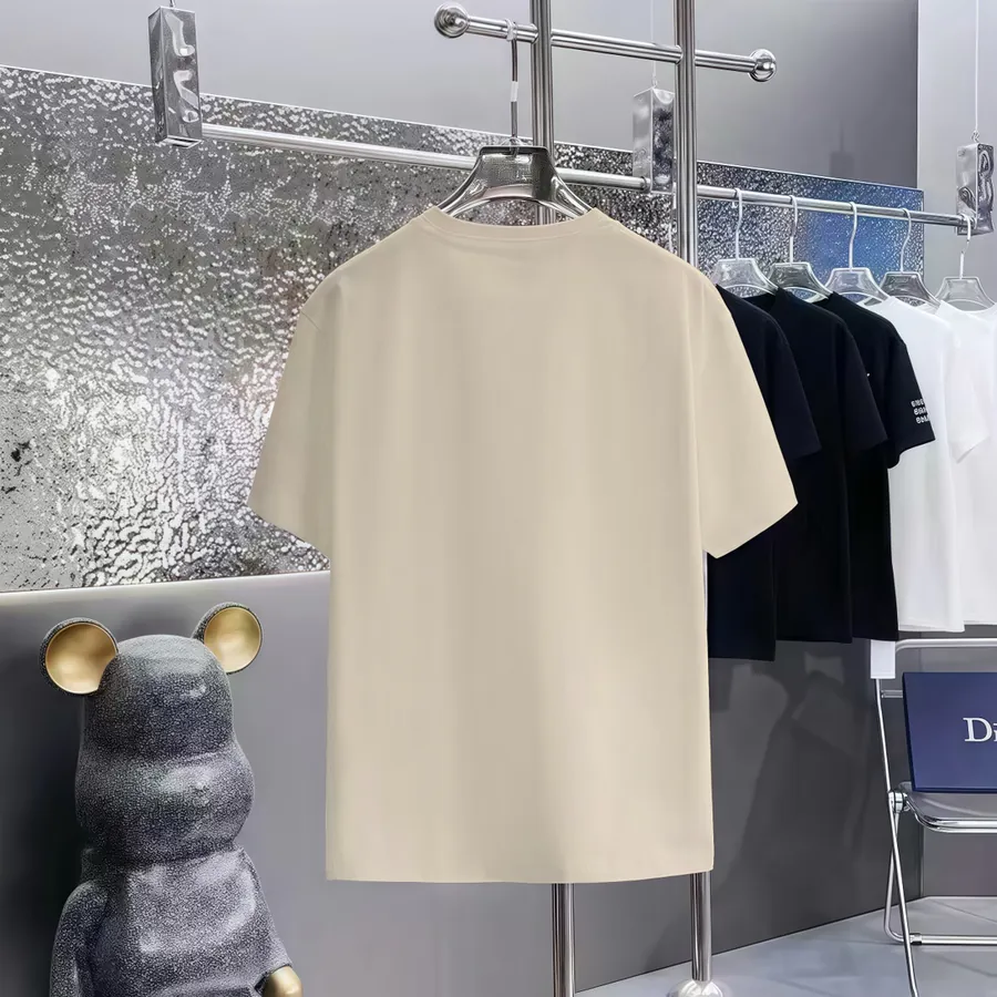 CHANEL Print Round Neck Short Sleeve T Shirt