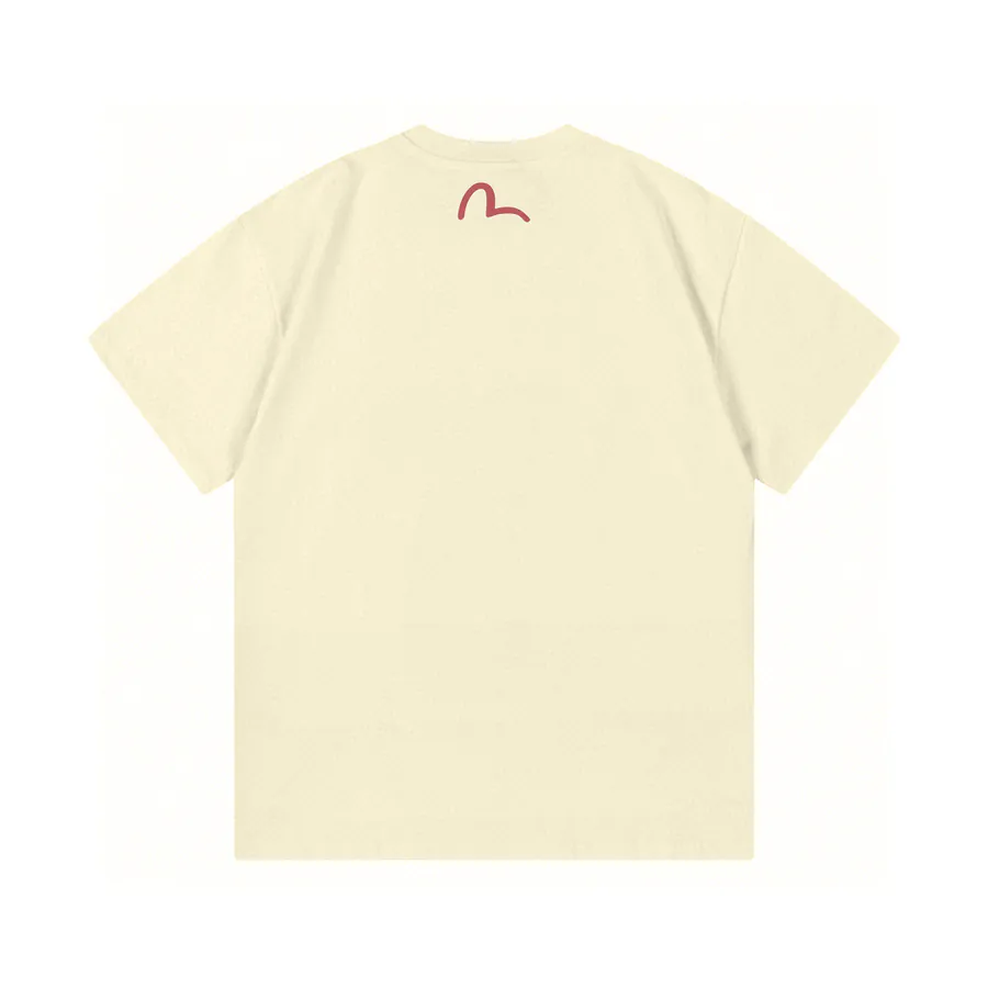 EVISU New Dharma Print Loose Fit T Shirt for Couples
