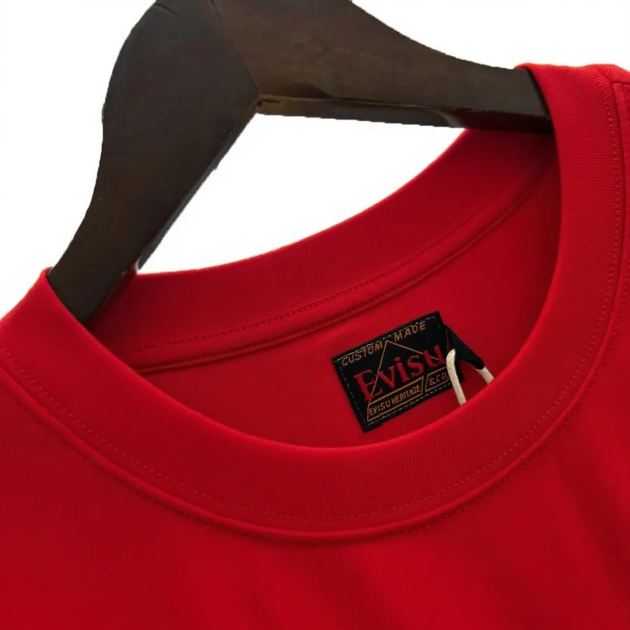 EVISU New Letter Print Oversized T Shirt