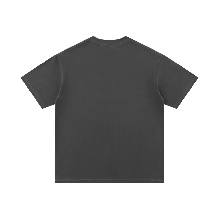 EVISU New Fan Shape Print Oversized Casual T Shirt