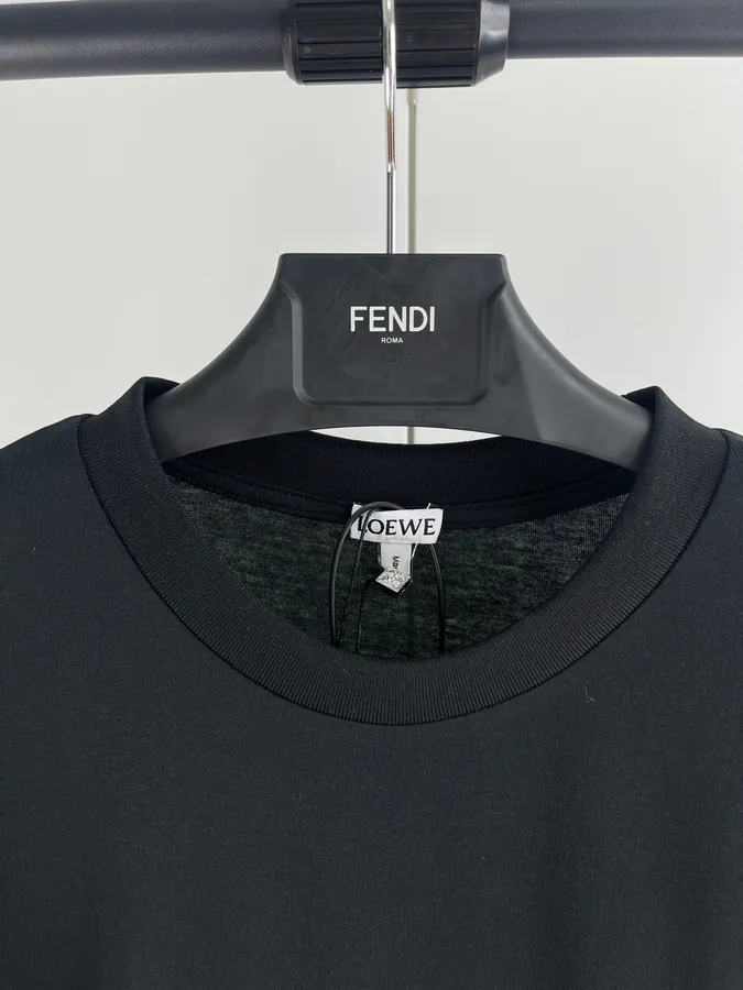 Loewe Logo Embroidered Short Sleeve