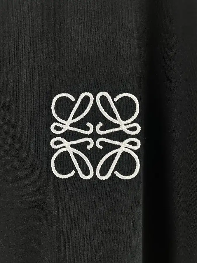 Loewe Logo Embroidered Short Sleeve